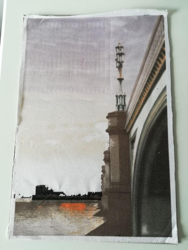 Punto de cruz Big Ben (hilos, tela, esquema)