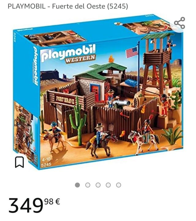 fuerte de Playmobil 5245 con caja y extras