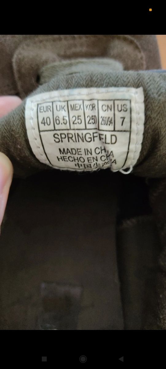 Zapatillas Springfield