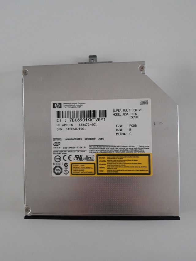 DVD interno HP Portatil