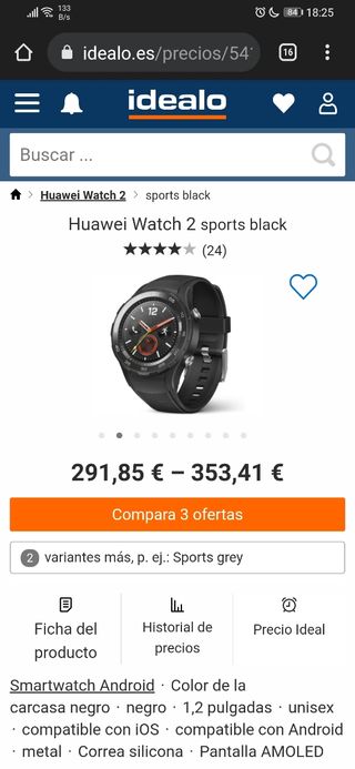 Huawei Watch 2 de segunda mano en Málaga en WALLAPOP