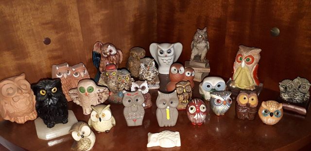 Búhos decorativos