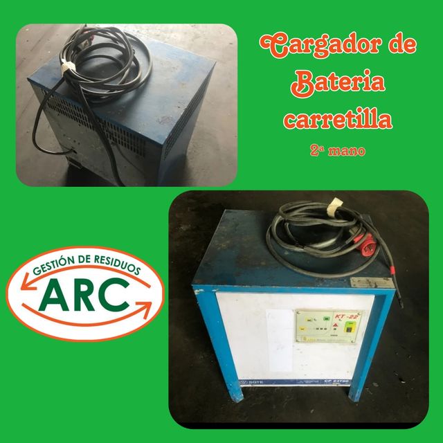 Cargador de batería carretilla 380V.