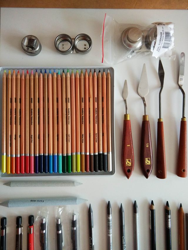 Lote de pintura, dibujo, Bellas Artes