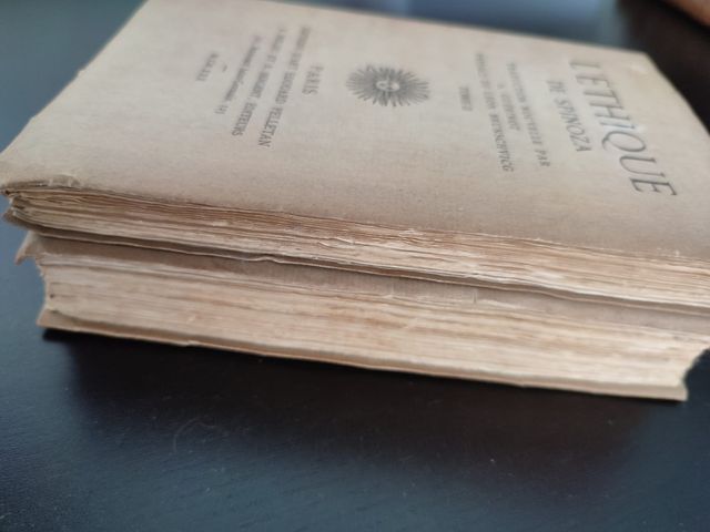 L'Ethique de Spinoza 1930 2 tomos Ética de Spinoza