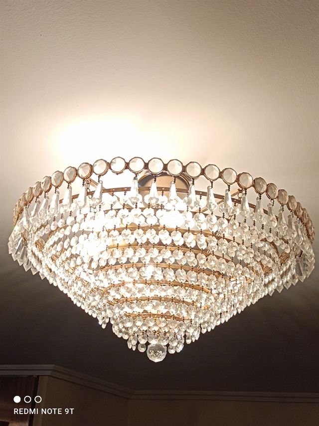 2 lampade in cristallo