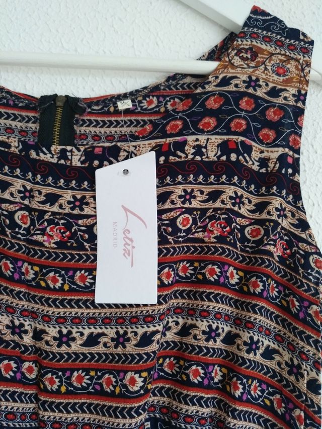 Mono largo estampado