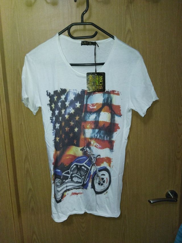 Camiseta motera talla s