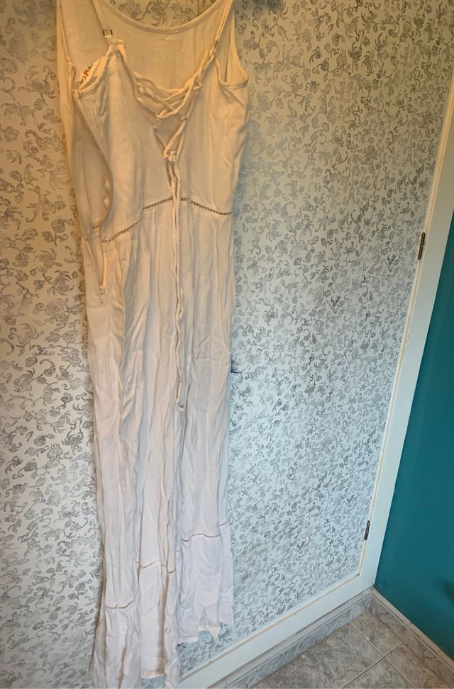 Vestido largo espalda cruzada coachella