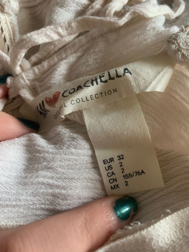 Vestido largo espalda cruzada coachella