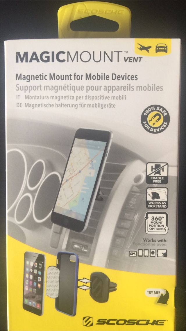 Soporte magnético universal precintado