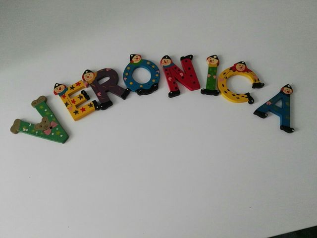 Letras de madera decorativas