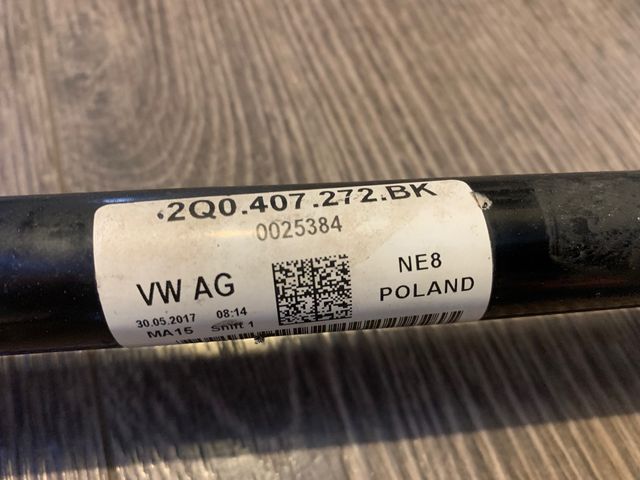 Transmisión, palier