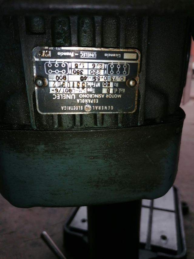 taladro columna sobremesa