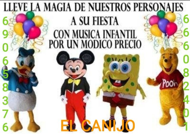 lleva tu personaje favorito a su fiesta 