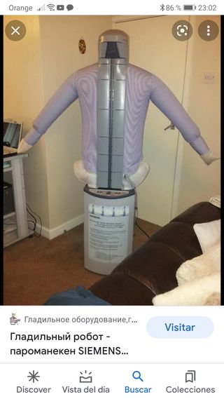 Robot de planchado marca SIEMENS Dressman TJ1000 de segunda mano por 580  EUR en Perillo en WALLAPOP