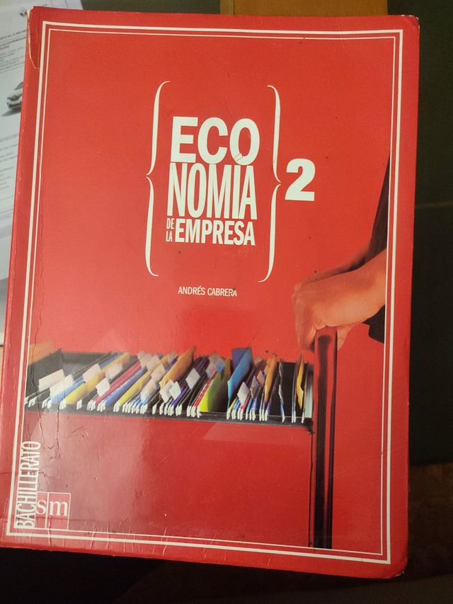 libro economía de la empresa 2o bachillerato