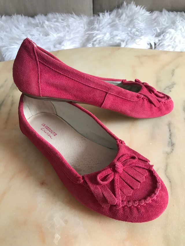 Mocasines de ante natural, t.37