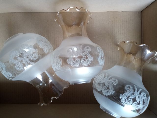 3 tulipas de lámpara