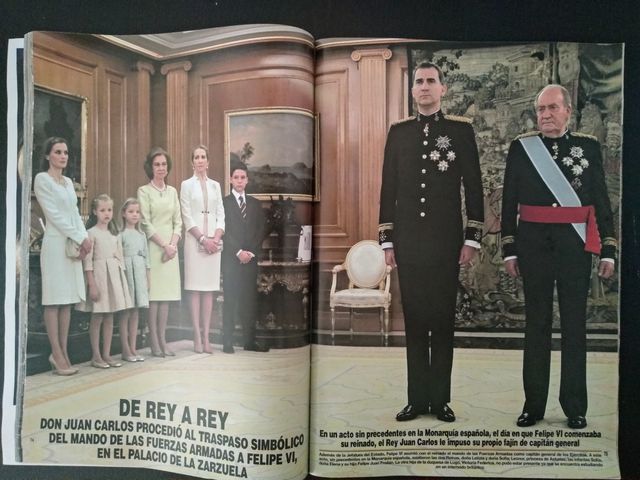 Revista Hola Proclamación Felipe VI Rey