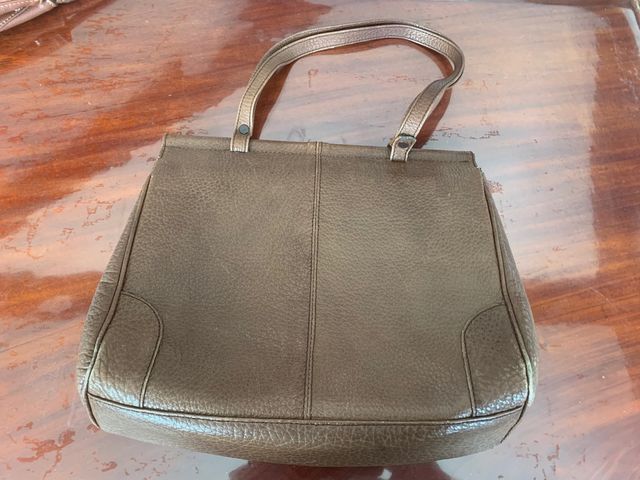 Bolso vintage de piel auténtica