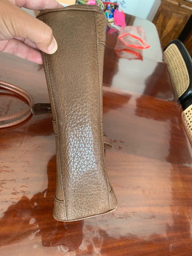 Bolso vintage de piel auténtica