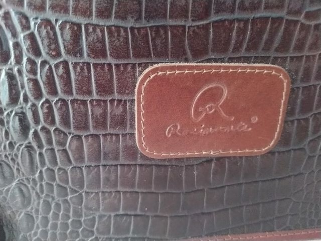 Maletín de cuero auténtico