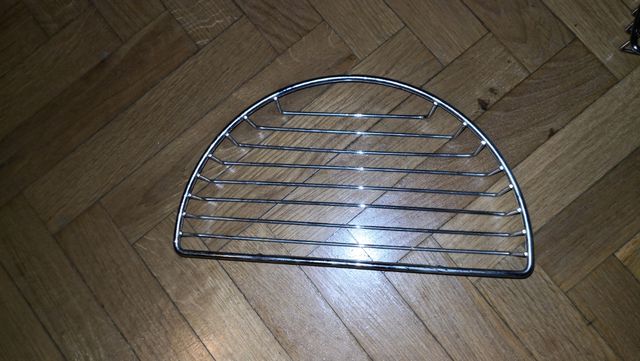 Percha y soporte para mampara