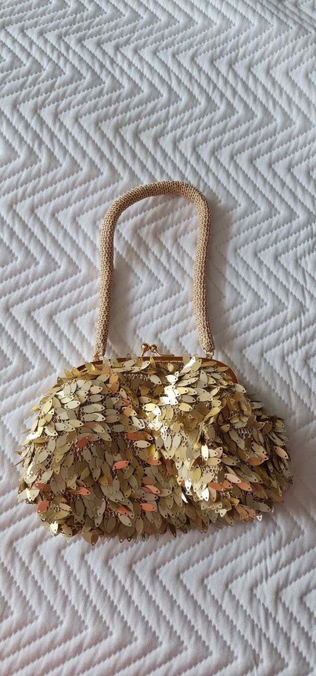 Cartera Bolso de fiesta dorado