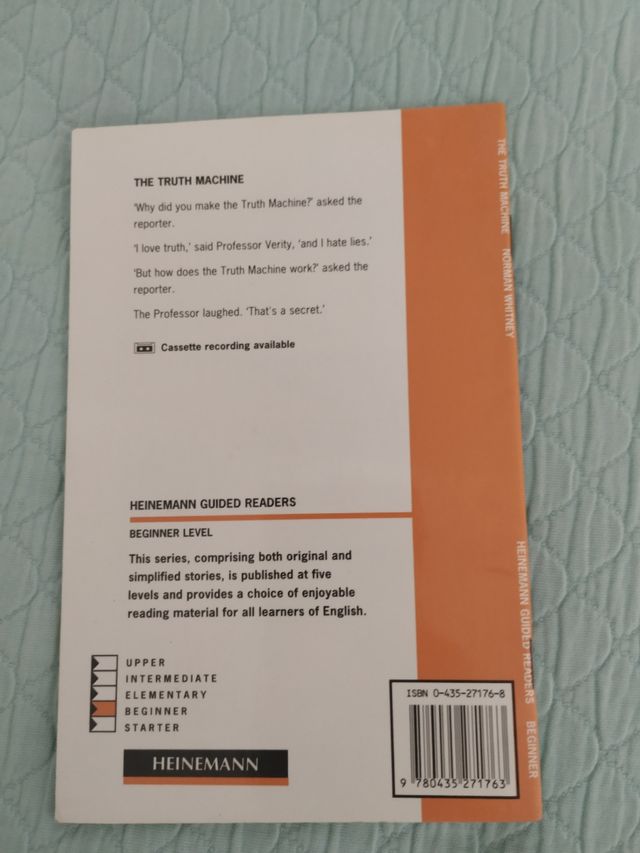 Libro Inglés The Truth Machine