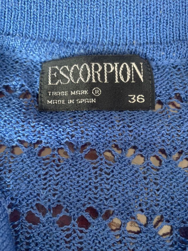 Polo chica vintage. Marca Escorpion. Made in Spain