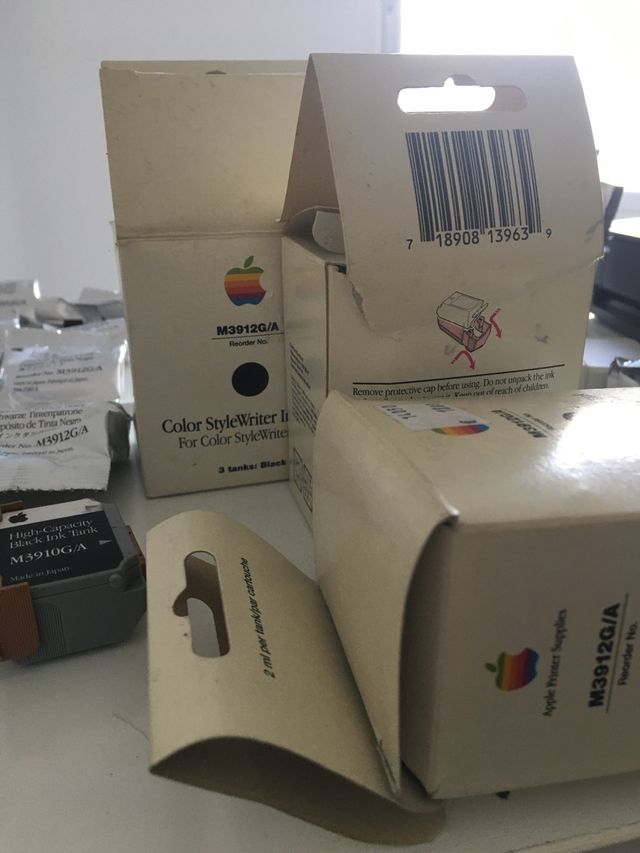 Impresora MAC StyleWriter Color Apple y cartuchos