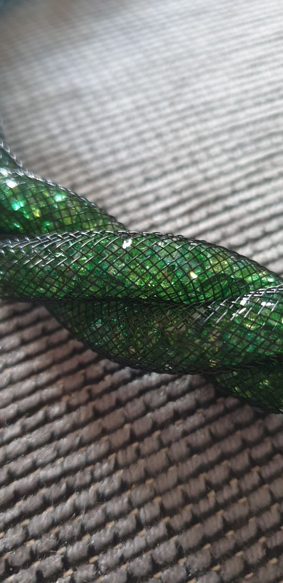 collar cristales cordón