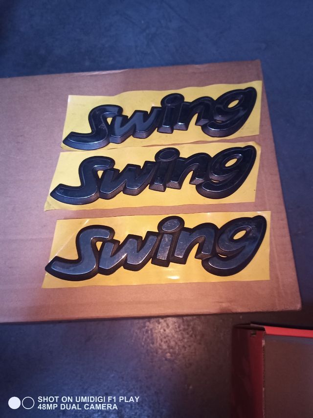 Pegatina Opel Corsa Swing tres UD.