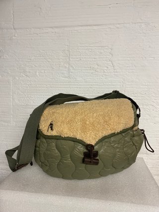 BOLSO BANDOLERA REPLAY VERDE/BORREGUITO