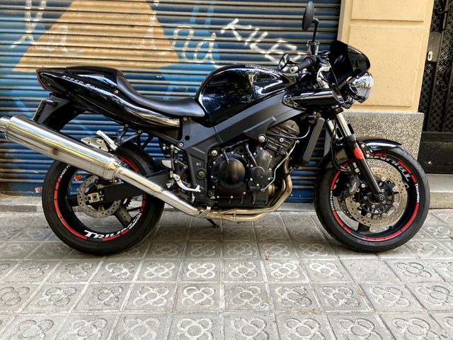 vinilos llanta triumph street trepble