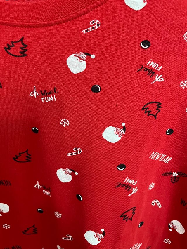Camiseta roja navidad