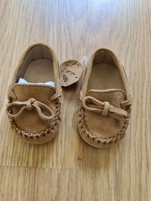 Zapatos ante beige OTS