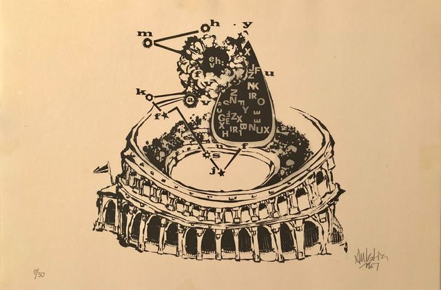 Litografia Salvador Aulestia