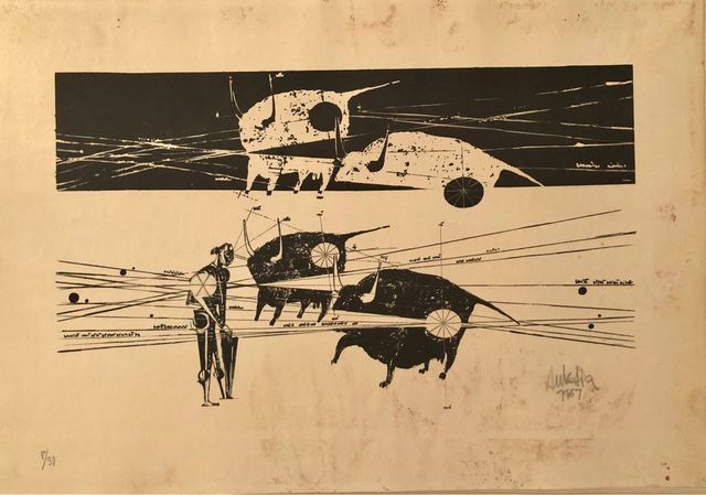 Litografia Salvador Aulestia