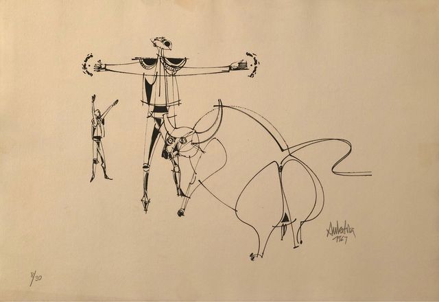 Litografia Salvador Aulestia