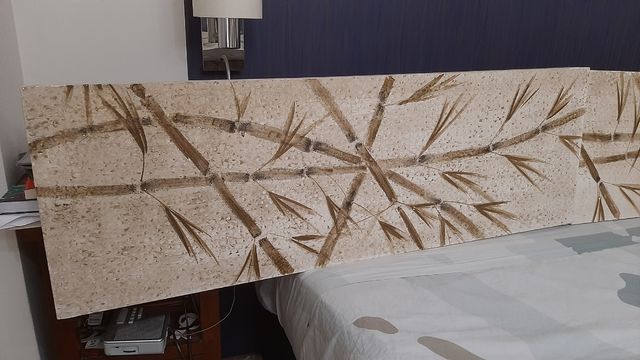 Dos cuadros dibujo Bambú