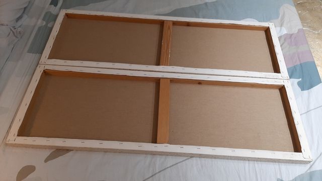 Dos cuadros dibujo Bambú