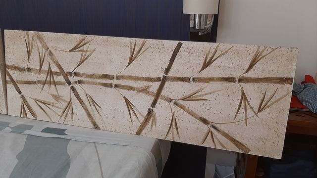 Dos cuadros dibujo Bambú