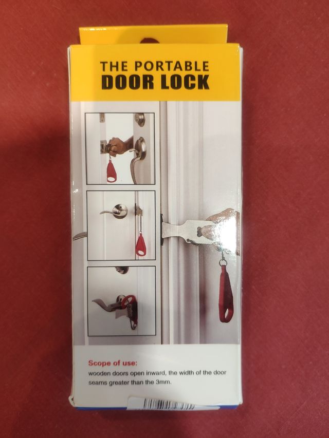 Cerrojo seguridad portatil