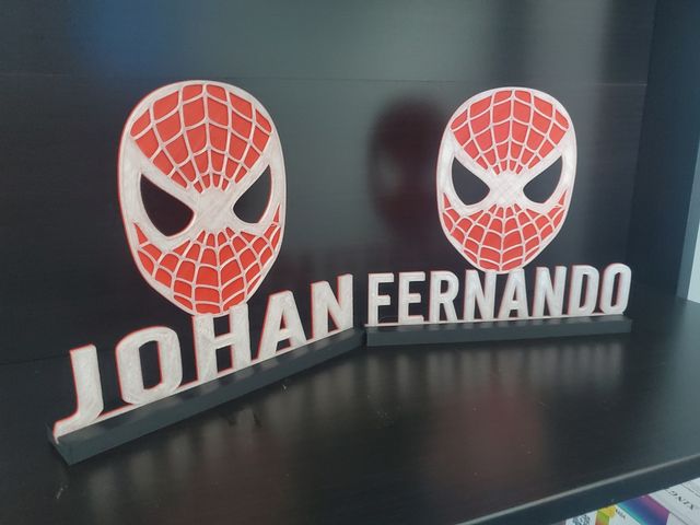 spiderman personalizado en 3d