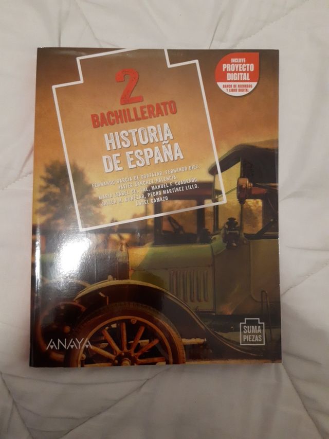 Historia Anaya, 2 bachillerato