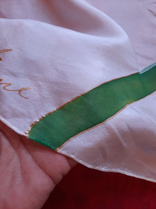 Pañuelo seda pintado a mano