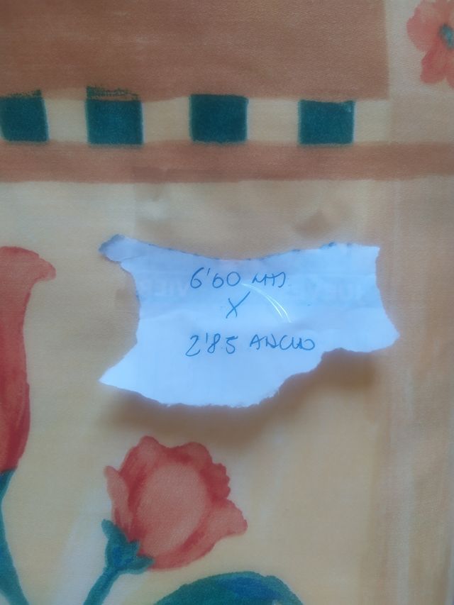 1 CORTE TELA COLORIDA 6,45 X 2,85