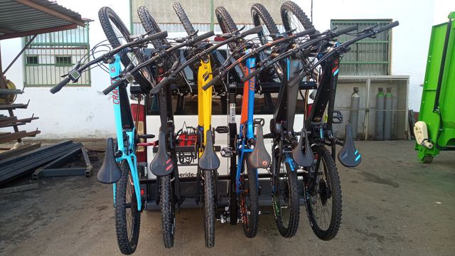 Portabicicletas E-bikes y MTB.